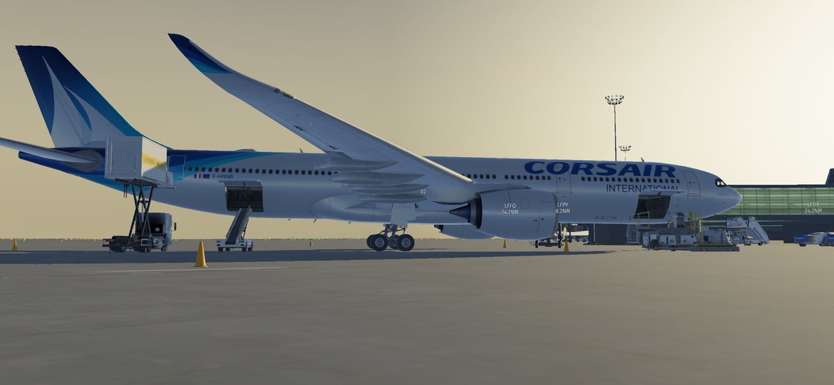 747atlas_nrt's tweet image. #infiniteflight 
パリからはオルリー空港からエアカライベスとコルセールという航空会社でカリブ海のフォールドフランスというところに行ってきました。