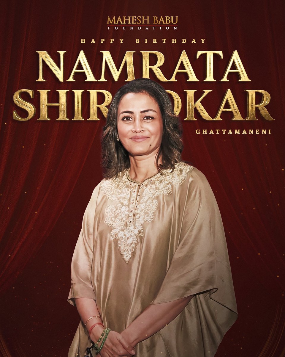 Happy Birthday to the heart and anchor of our Foundation 🤍
Your dedication continues to guide us every day.
Wishing you good health, happiness, and a year filled with positivity.
Grateful to celebrate you. ❤️
#NamrataShirodkar