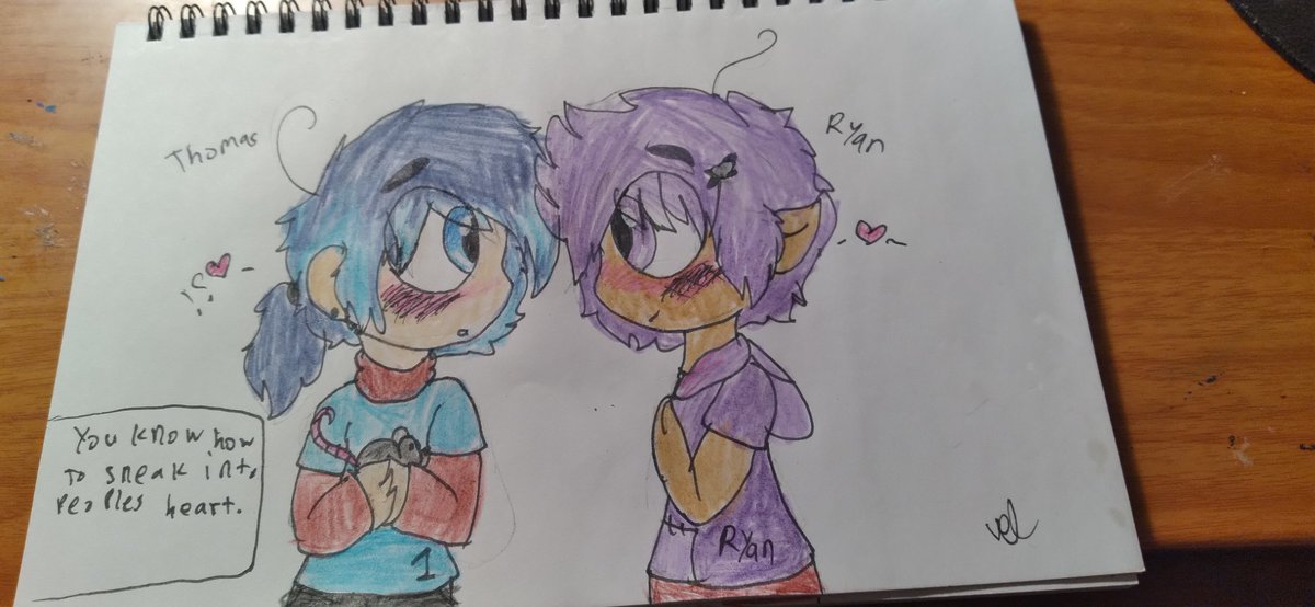 vallreykitten's tweet photo. Here's my drawing of Thomas and Ryan, cause I really like this ship.
(Thomas is Bi)
#ThomasxRyan #Rymas #TTTEThomas #TTTERyan #ThomasandFriendsFanart #Bisexaul https://t.co/h8NaMIulOg