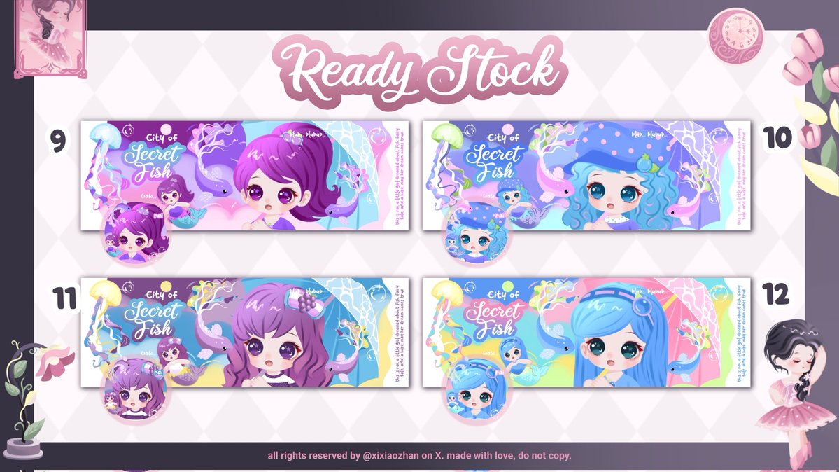 xixiaozhan's tweet image. 🩰𐙚 ˚. Help repost, thank you૮˃‌֊ ˂‌ ა୭ᵎᵎ

Hii, aku membawa 1️⃣3️⃣ layout ready stock dari katalog 🐟🪼 Searella⋆୨୧˚ dengan detail sebagai berikut:

⏰️ 20.00 WIB by reply
📑 Free retext
👛 Price &amp;amp; tnc cek ALT

🖇️˚. #zonauang 🪽