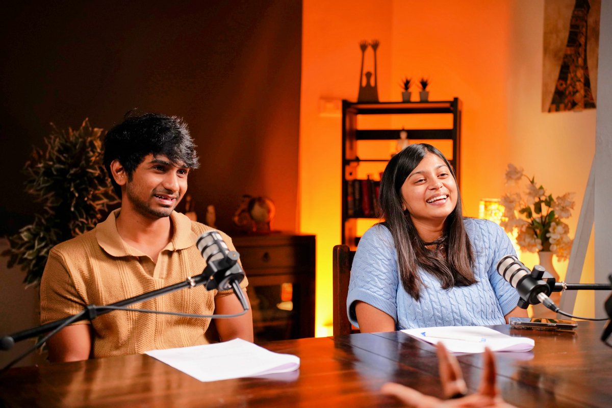 In the latest episode of <a href="/TheGroundUp2025/">Ground Up by Tharun & Jai Santhoshi</a> podcast,  <a href="/JaiSanthoshi/">Jai Santhoshi Sathish Kumar</a> and I spoke to an interesting person from Coimbatore. 

You are all open to guess. 

The trailer is dropping soon.