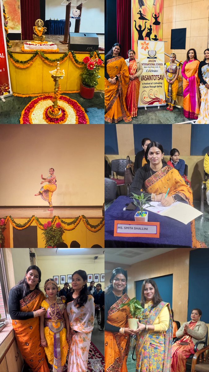 kathaksmita's tweet photo. Honored to judge young talent at Basant Utsav Interschool Dance Competition, hosted by the Primary Wing 🌼 https://t.co/lCs9aS9l9t