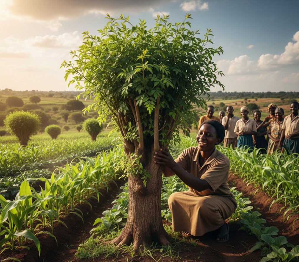 Small actions are the greatest weapons we have against hunger. 

​In Tanzania, the Kisiki Hai movement is transforming dry lands by doing something incredibly simple: protecting and pruning old tree stumps instead of clearing them. These living stumps grow into lush trees that