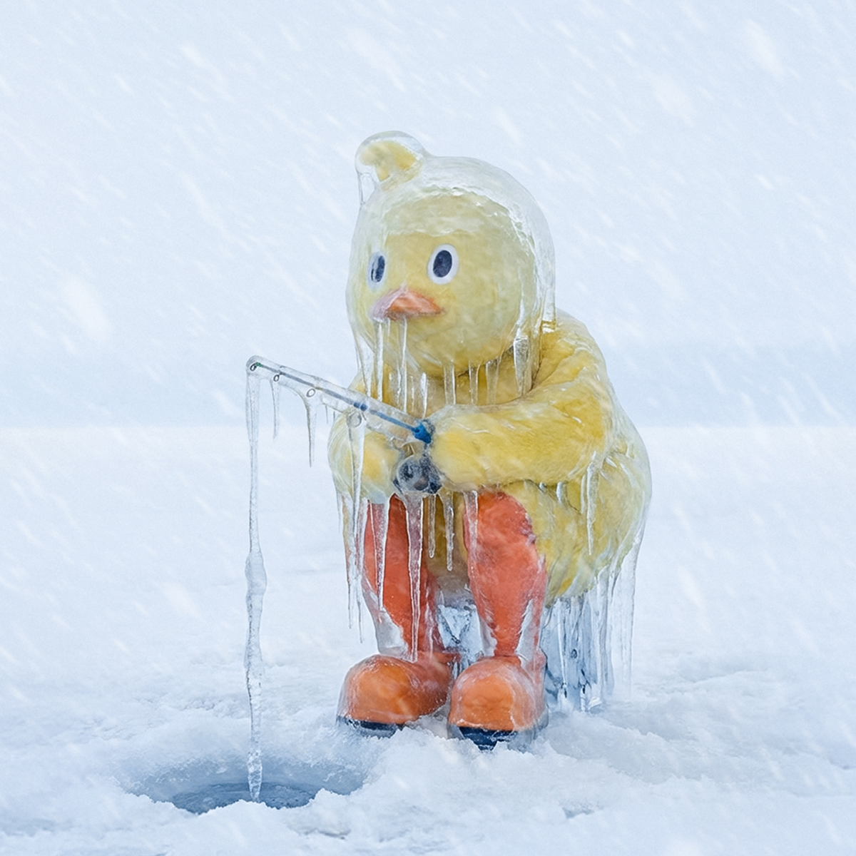 nissin_hiyoko's tweet image. 無理だ…。
#日本最低気温の日