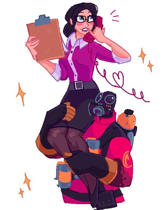 WOKE and EVIL  lesbin pyropauling for art trade with <a href="/pileofslop/">Goggle</a> 😋