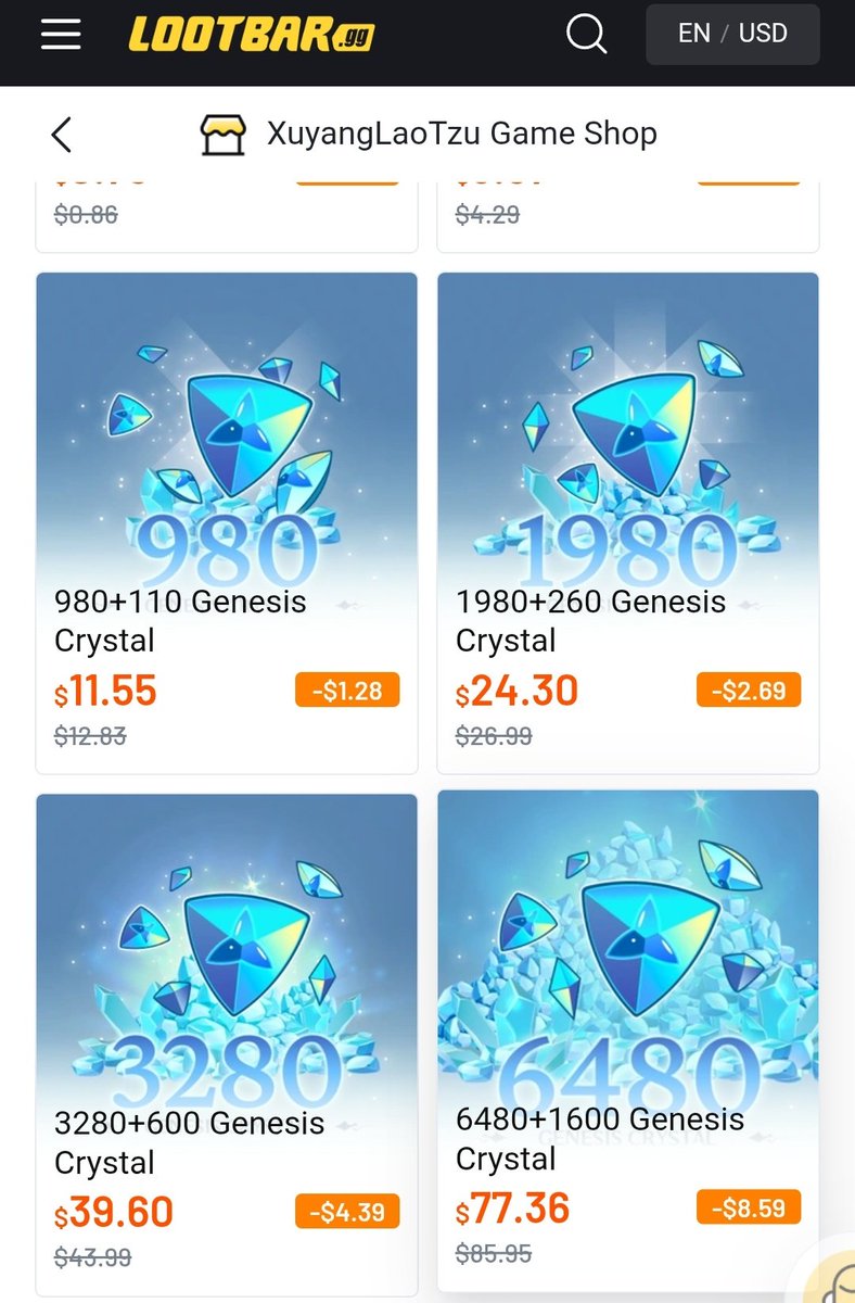 Get your favorite character easily without spending too much! 🤩
Shop on LootBar using my link lootbar.gg/shop/XuyangLao…
To get discount 30% off, extra vouchers, and a chance to get monthly pass or Genesis crystal for free. ✨
#GenshinImpact