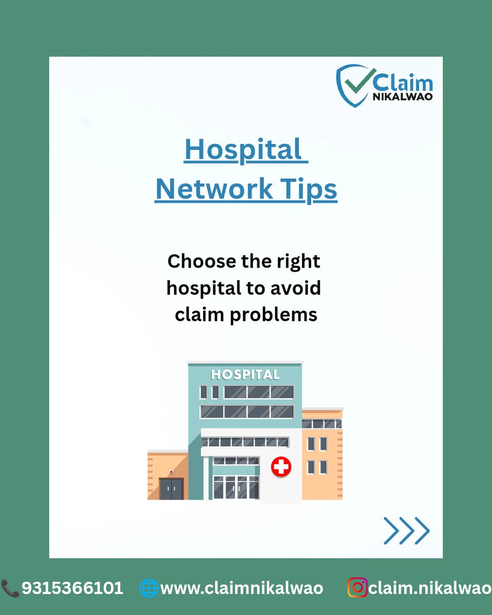 CNikalwao's tweet image. Health insurance claim luck se nahi, process se milta hai ✔️
Hospital network, cashless &amp;amp; documents — sab matter karta hai.

Complete guide on Instagram 👇
instagram.com/p/DTzTZ7hD83h/…

#claimnikalwao #insuranceknowledge #healthpolicy #claimtips