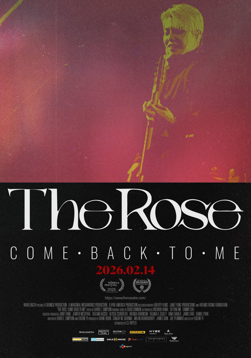 THE ROSE: COME BACK TO ME
Taegyeom Individual Trailer | 태겸 개인 예고편 공개

🎬 In theaters February 14, 2026
🎬 2월 14일, CGV 단독 개봉

🔗 therosedoc.com/theatrical

#TheRose #더로즈