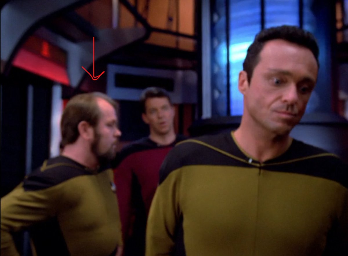 What's funny to me is that even a cursory glance of TOS and TNG shows people overweight and unhealthy in starfleet in #startrek is it the levels in discovery/academy?  Not in the first few episodes i've seen but overweight people existed pre-'nu'-trek