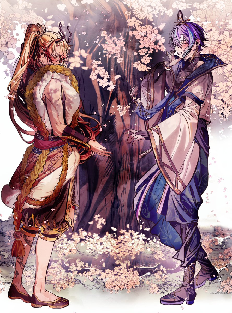 Cuz_39's tweet image. 마지막 𝙾𝚗𝚎 𝚜𝚌𝚎𝚗𝚎, 𝚃𝚠𝚘 𝚜𝚑𝚘𝚝! 용신책사 앤솔로지 회지 책날개였습니다 🌟🎈