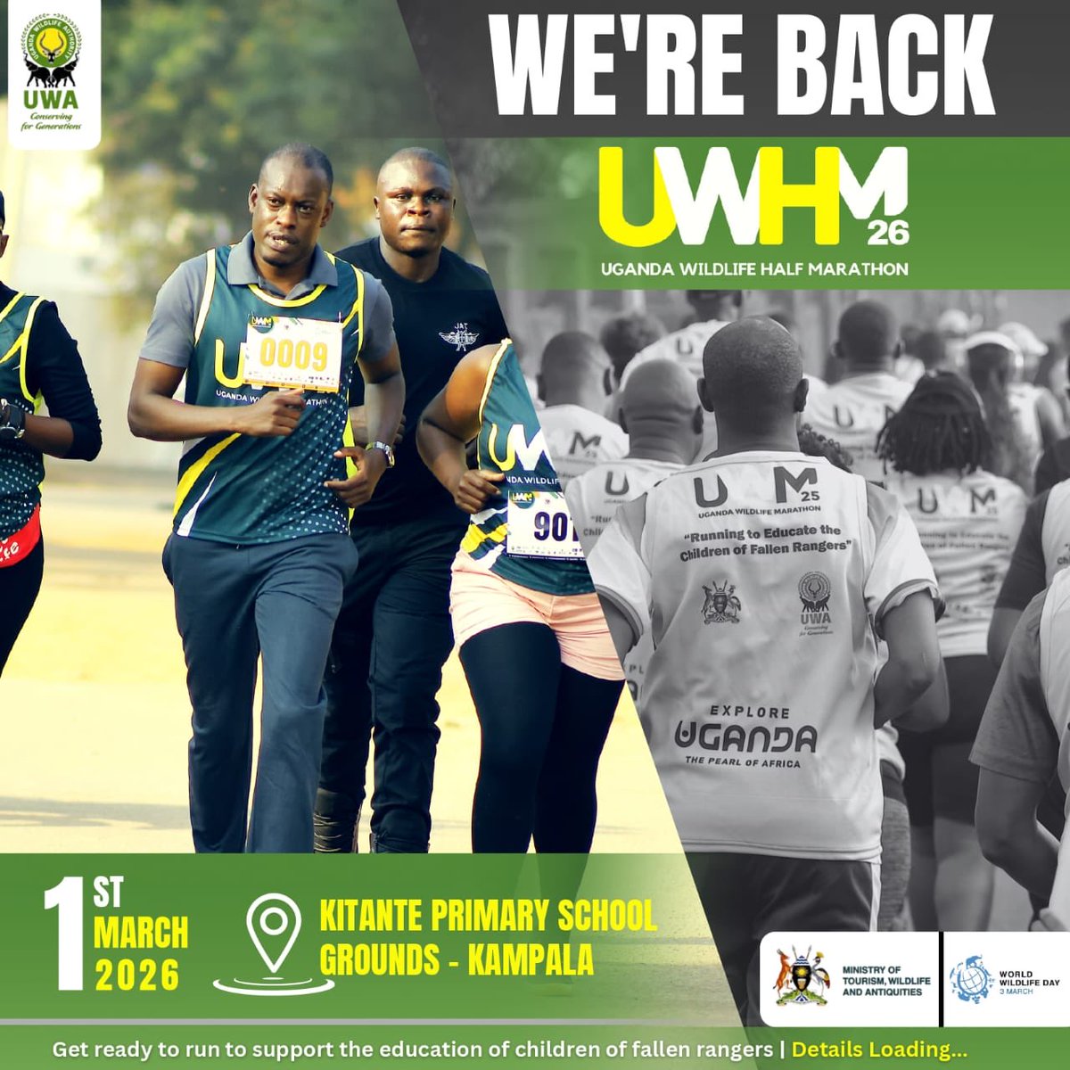 UWAambassador25's tweet photo. This is your chance to help the next generation grow up seeing wildlife not just reading about it and also support the children of fallen rangers 
Be part of something bigger. Be part of the legacy.
Run for the future. Run for wildlife. 🏃🏽‍♀️🐘💚
#conservationforgenerations https://t.co/DPPBOT5Hqe