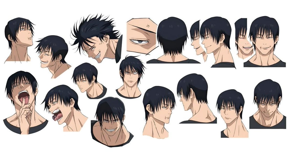 tojionly's tweet image. Toji’s expressions 🥰