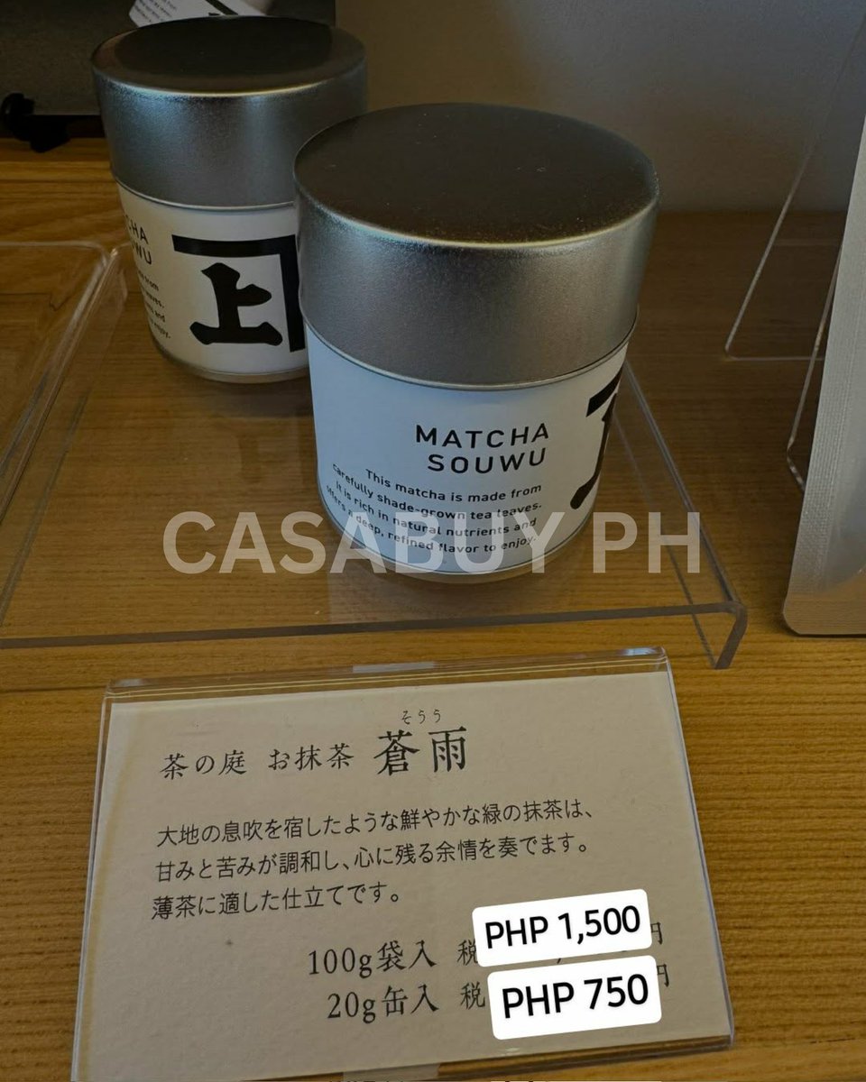 casabuyph's tweet photo. [JAPAN PASABUY] 

High quality matcha from Kakegawa 😋

Prices are indicated in each photo

Order cut-off: Jan 23 
ETA: Jan 26

Message us now to order 🥳 https://t.co/dFPfhbZx67