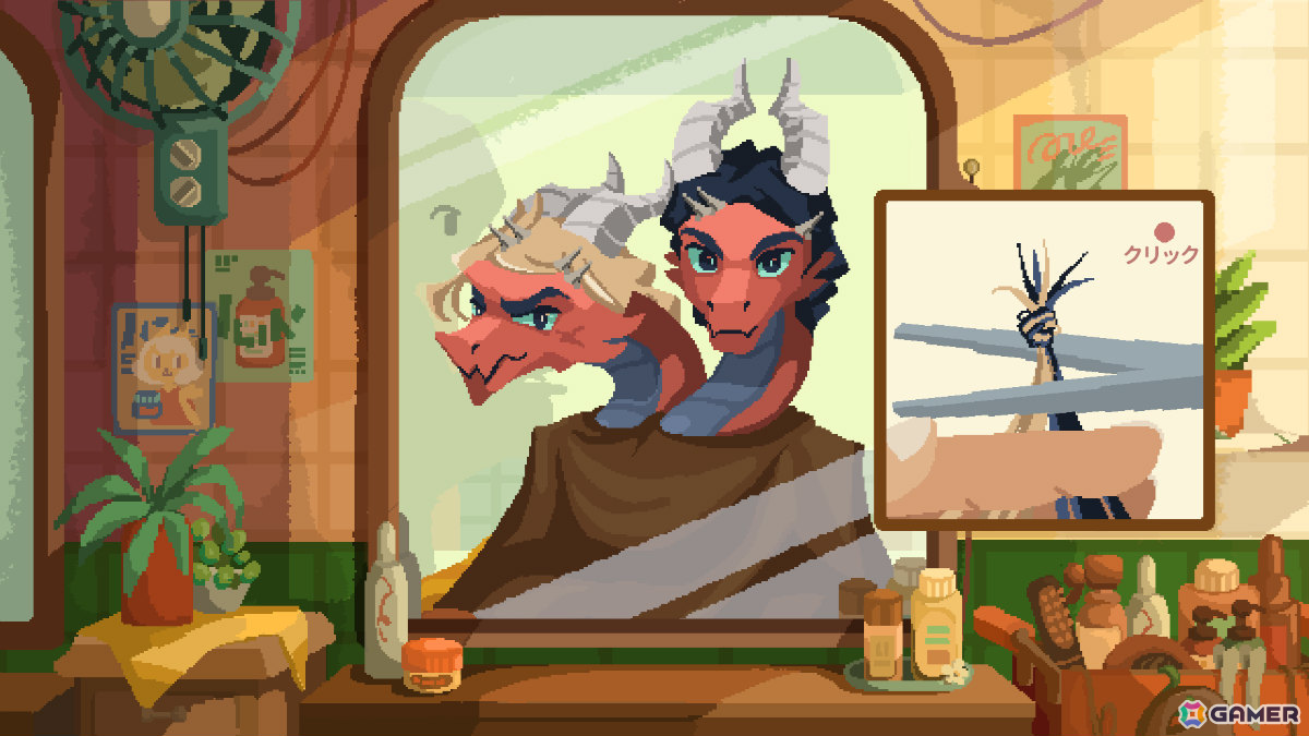 GamerNeJp's tweet image. SIGONO、IndieCade受賞チーム・Safe Flight Gamesの新作「Project Salon」への投資・パブリッシング支援を発表 多種多様な亜人が共生する現代都市で理容店を営むナラティブ作品 gamer.ne.jp/news/202601220…