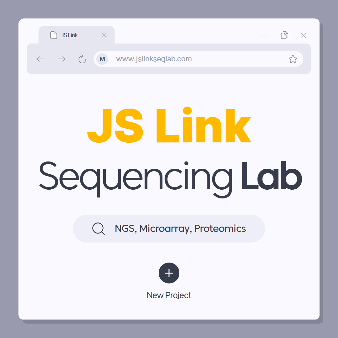 JSLinkSeqLab's tweet photo. Looking for a sequencing service provider for your new project? JS Link can provide an end-to-end workflow for your sequencing needs, ranging from WGS, WTS to epigenetics, metagenomics, and more!

Tell us about your project, let's talk about solutions to your next research sample.
📧 info@jslink.co.kr

Visit our website to learn more about our services:
🔗 https://t.co/N2DZjvb6XN

#JSLinkSequencingLab #Illumina #PacBio #CertifiedServiceProvider #Genomics #NGS #Microarray #Proteomics #Sequencing