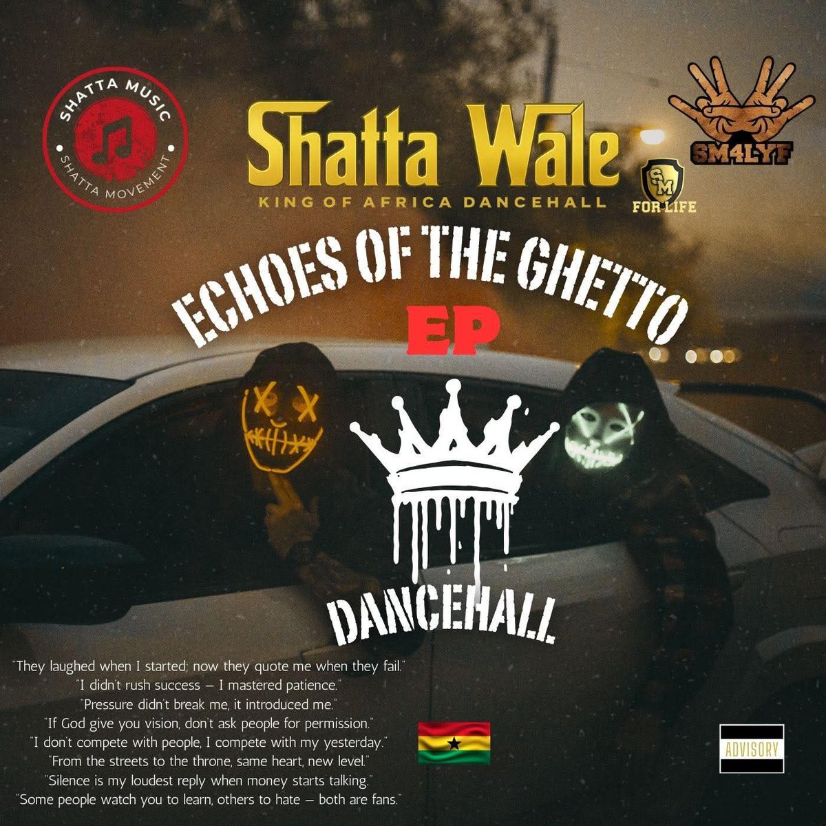 city_shatta's tweet image. Born great, where rhythm meets reason.Wealth is not chased -it follows ideas shaped by sound and strategy. #EchoesOfTheGhettoEP 🔥
#HOTWAV #HotwavGhana 

open.spotify.com/album/5pqgTR6R…