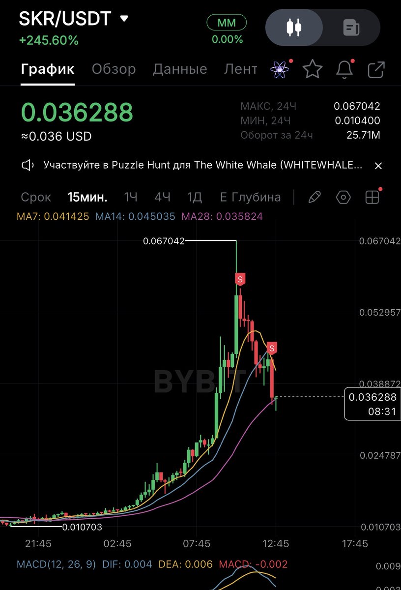 Managed to sell $SKR on the top of the Burj Khalifa, I definitely have flair