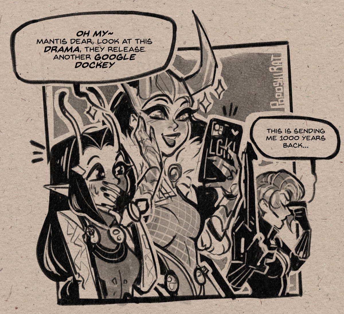 PoposhiRat's tweet image. The Zazza, Luciyasa &amp;amp; Cece drama with Kingsman was crazy 😭 So sorry for the Widow mains

#marvelrivals