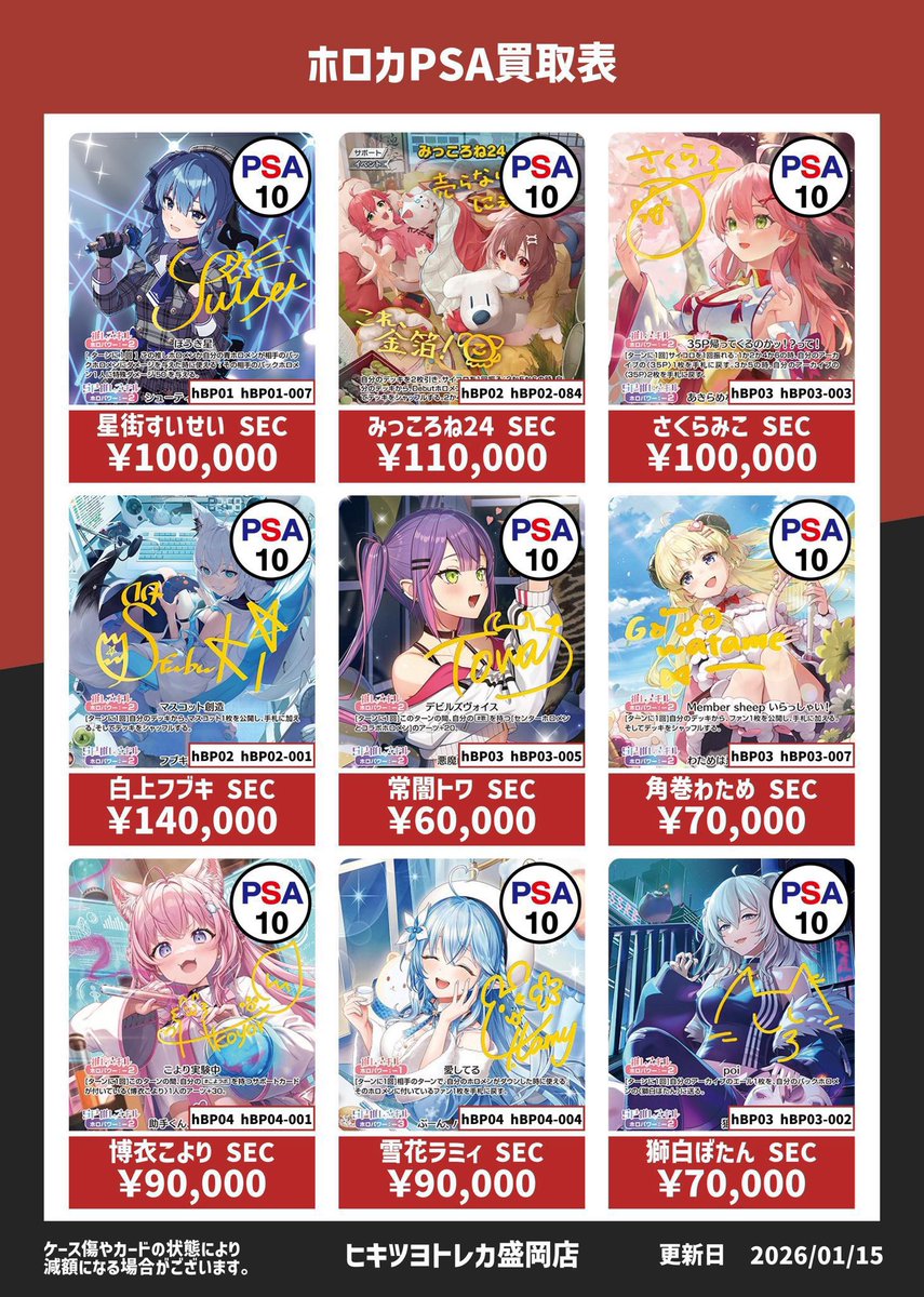 ホロカPSA10】
