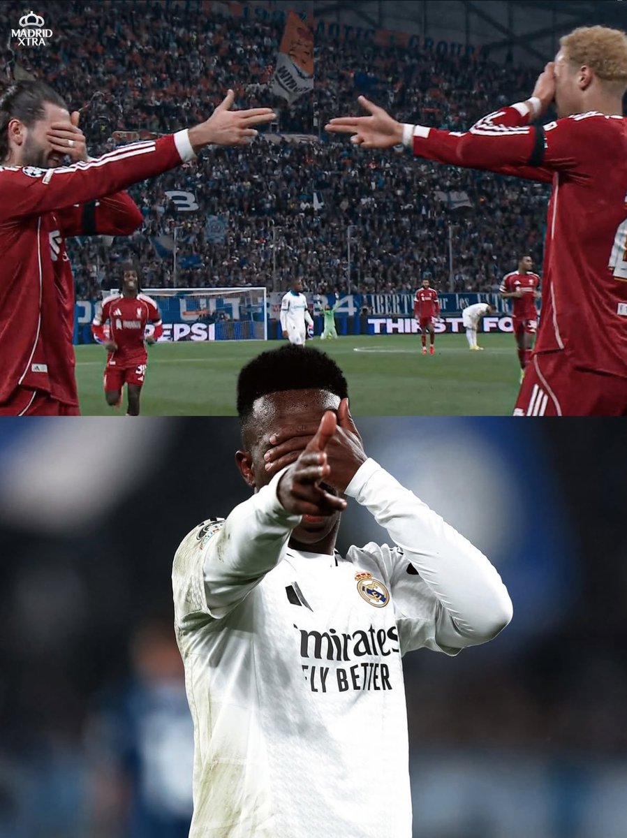 MadridXtra's tweet image. Vinicius Jr’s celebration going global. 🥶