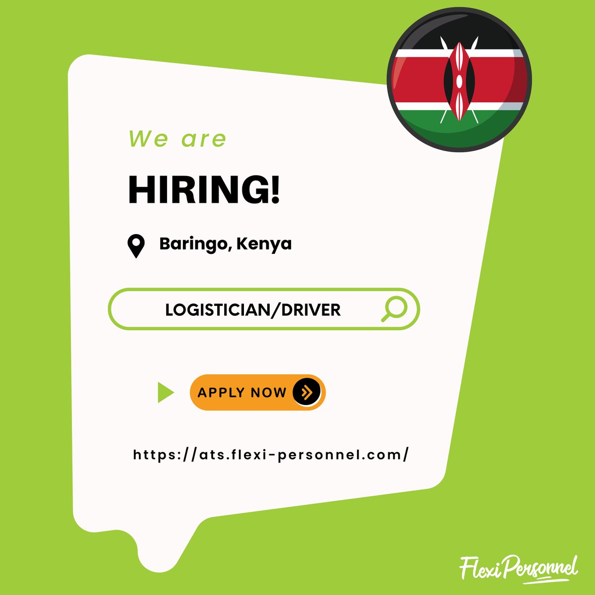 We’re Hiring: Logistician / Driver – Baringo, Kenya

📅 Apply by: 2nd February 2026
 🔗 Apply Here: ats.flexi-personnel.com/browse-jobs/83…
#NowHiring #LogisticsJobs #DriverJobs #NGOJobs #EnvironmentalCareers #IkoKaziKE