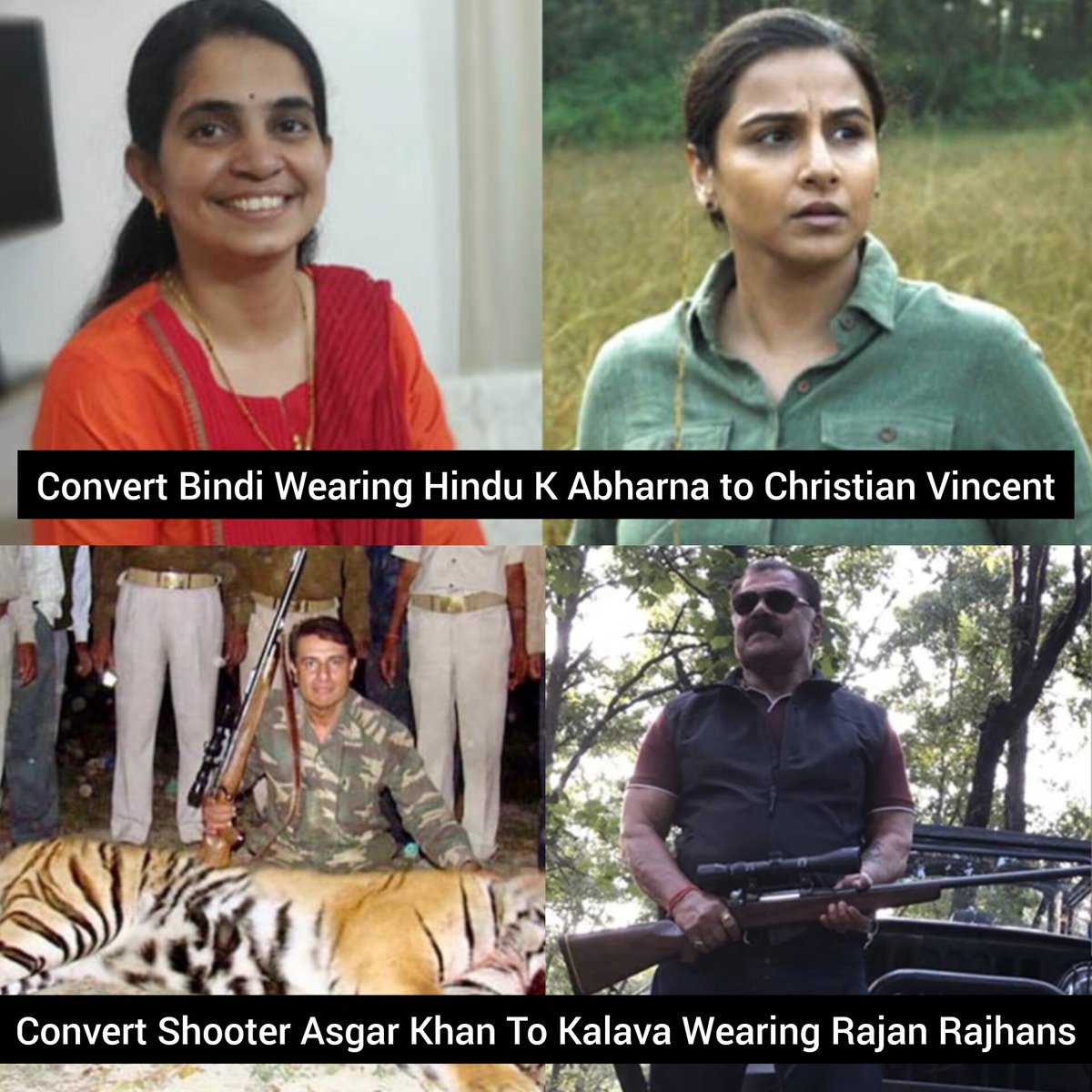 total_woke_'s tweet image. Nobody knows about religious hate as much as Vidya Balan