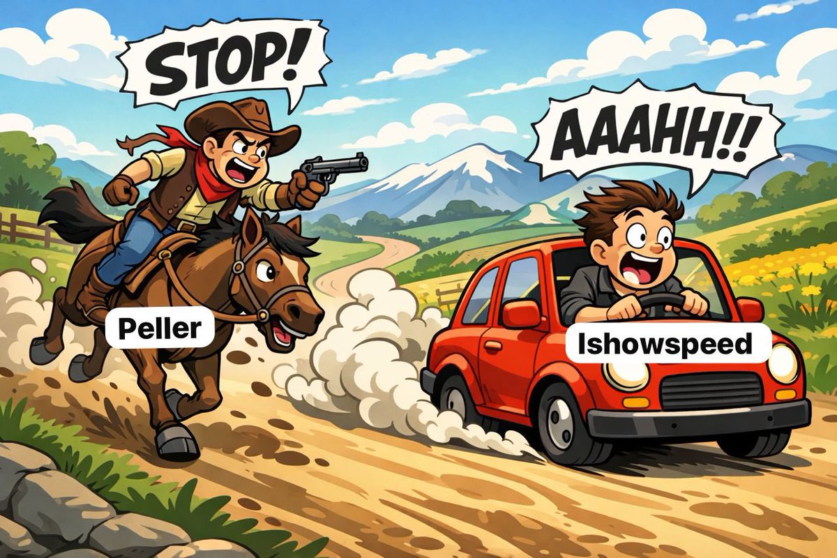 Classicmediacm's tweet image. Peller and Ishowspeed 😂