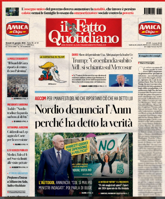 Nordio denuncia l'Anm perché ha detto la verità