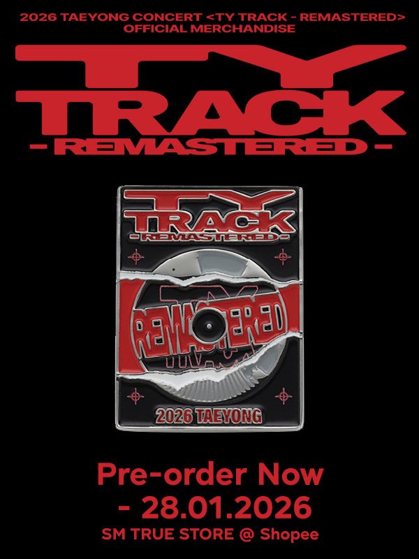 เปิดพรี! 2026 TAEYONG CONCERT <TY TRACK - REMASTERED> MD 🌹
​
💯 ออฟฟิเชียล
​
ช้อปเลย > s.shopee.co.th/3fxHpxQf1T
​
#ShopeeTH #ShopeeTHxSMTrue #TAEYONG #TY_TRACK_REMASTERED #ตลาดนัดnct