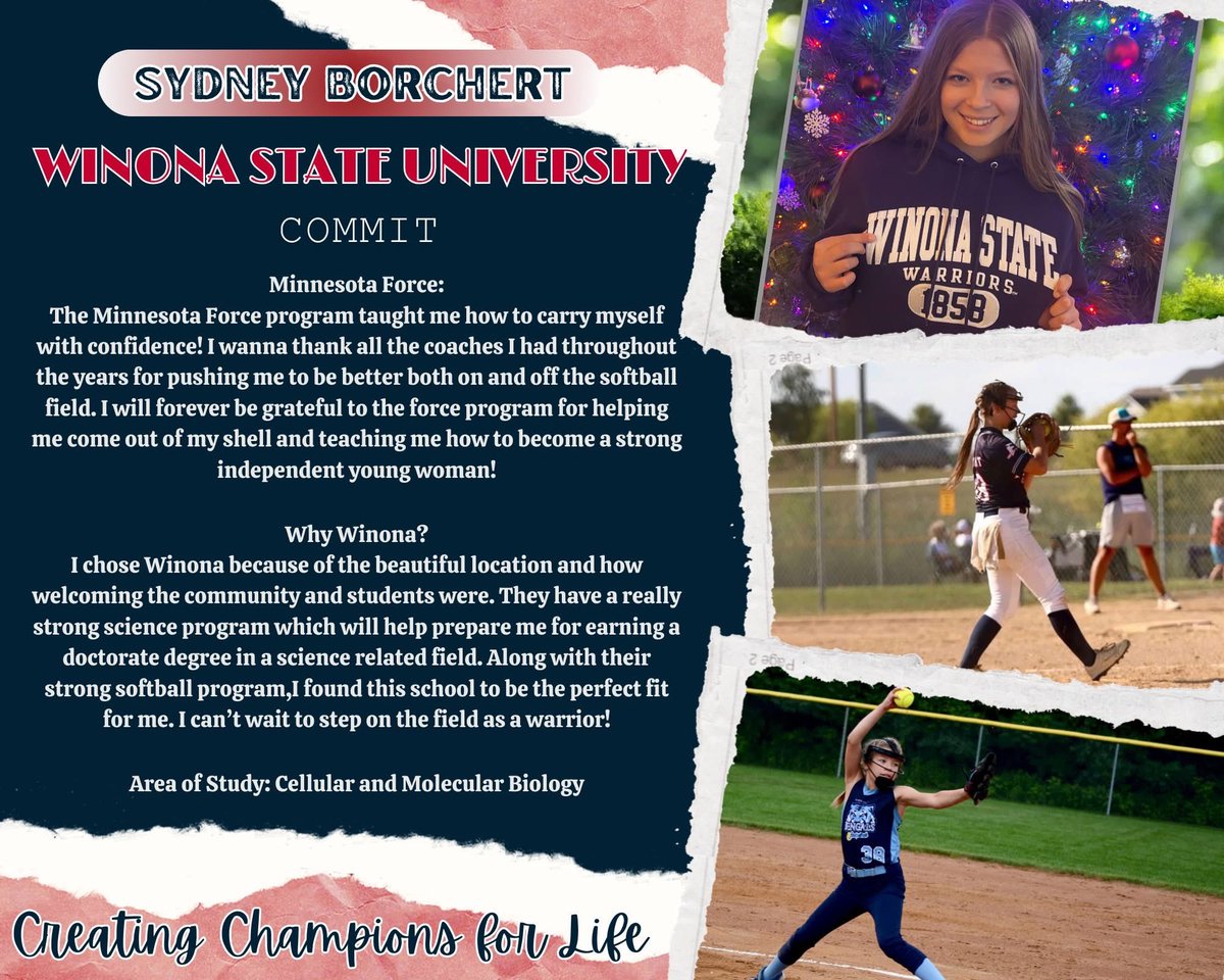 Minnesota Force Softball tweet media