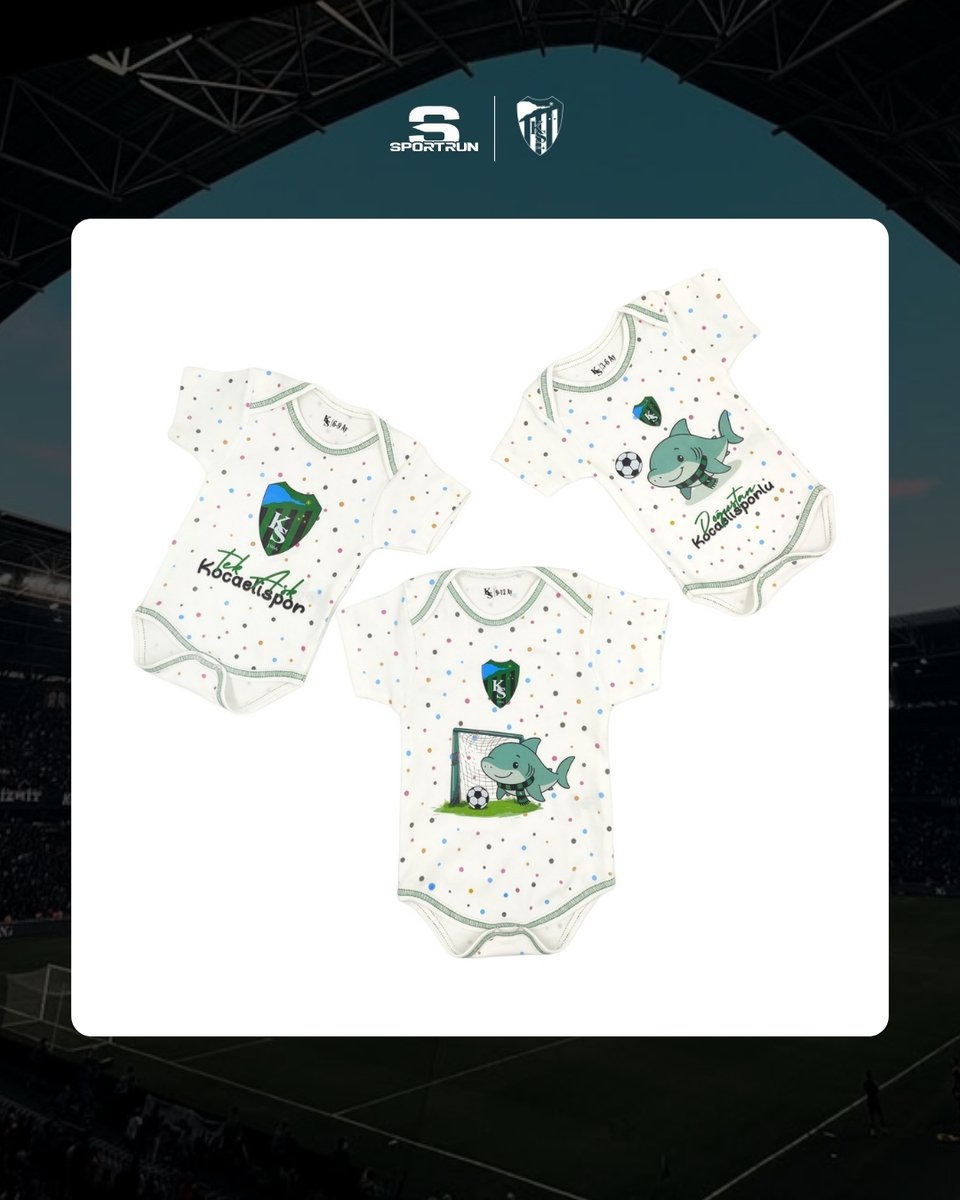ksstore1966's tweet photo. Minik taraftarlara büyük sevda 💚🖤
Tribünlerin coşkusu şimdi minik kalplerde 🦈⚽
Kocaelispor 25–26 Sezon 3’lü Zıbın Set şimdi KS Store, Sportrun mağazaları, https://t.co/DuGsgNEPRT
ve tüm online satış platformlarında seni bekliyor.
#Kocaelispor #KSStore https://t.co/ZwbrLhEwEu