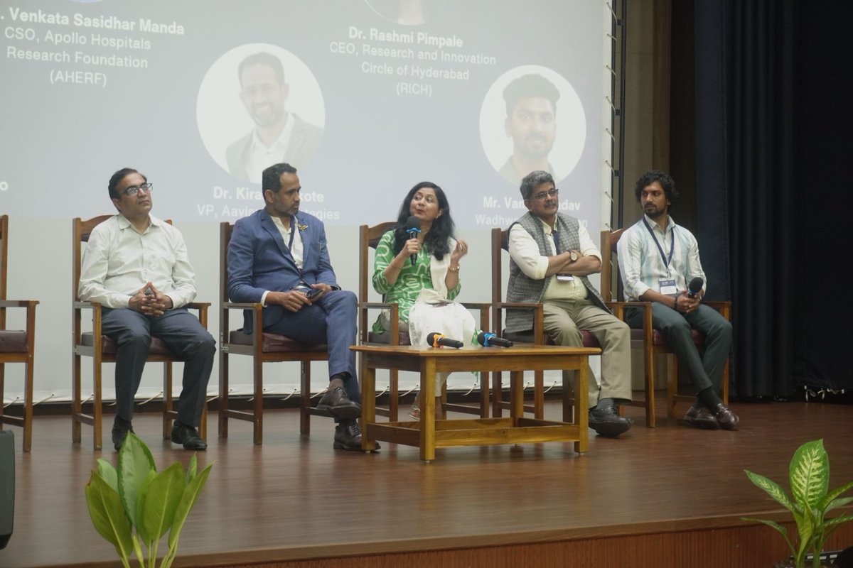 AIC_CCMB's tweet photo. 🚀AI-लान | Re-imagining Healthcare #PreSummitEvent of #IndiaAISummit 

28 Speakers X 8 hours  - AIC-CCMB AI-लान: Re-imagining Healthcare, the official Healthcare Pre-Summit Event of the India AI Impact Summit 2026 was a power - packed day filled with doyens of the field.
#IndiaAI https://t.co/Z3QVGO37Wa