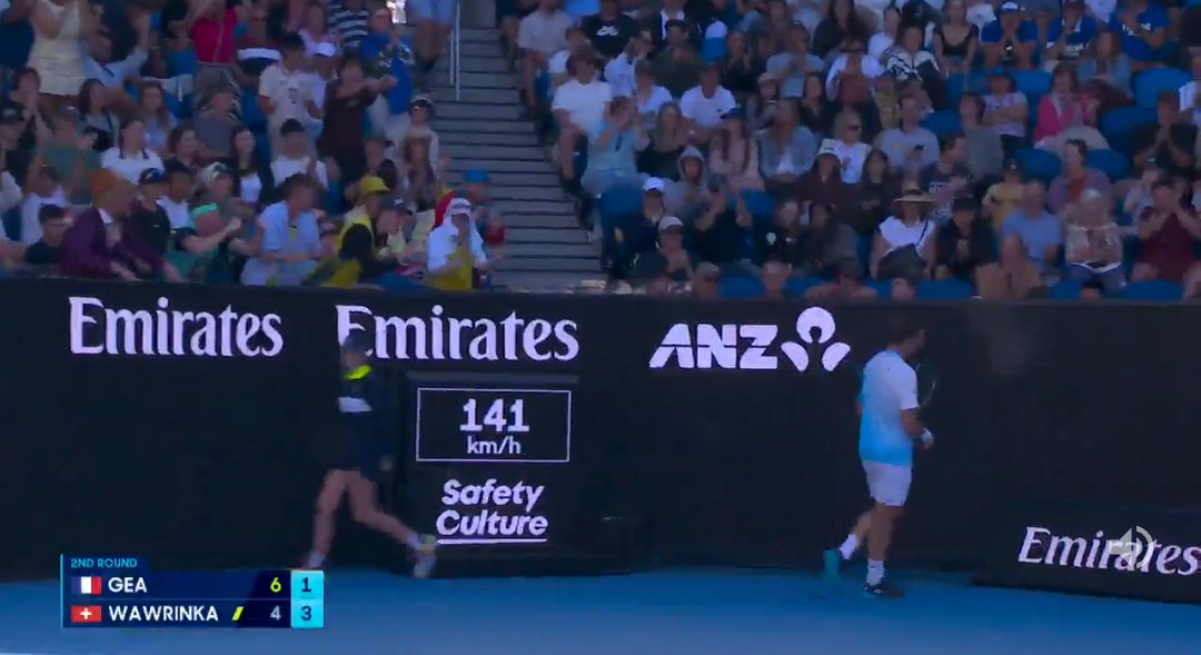 servewithtennis's tweet image. Let's go wawrinka 
Switched to watch Atp  after wta is over for me after Paula badosa loss 🥲