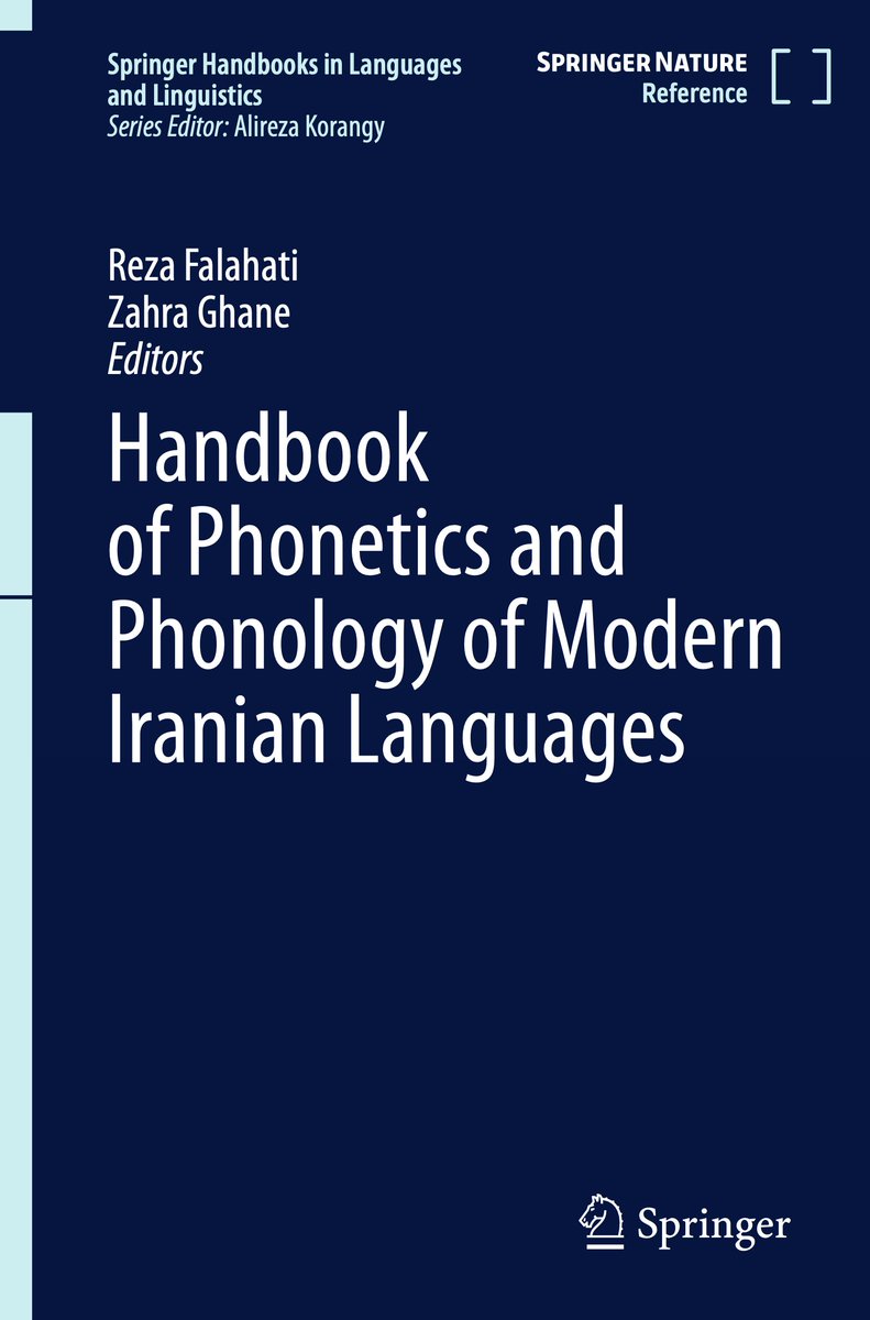 phono_logical's tweet photo. “Handbook of phonetics and phonology of modern Iranian languages” edited by Reza Falahati and Zahra Ghane (Jan. ’26) https://t.co/EXbZFvMLRA https://t.co/L1MonWQgws