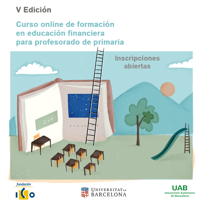FundacionICO's tweet photo. Curso online de formación en educación financiera para profesorado de primaria. ¡Apúntate ya! ⬇️