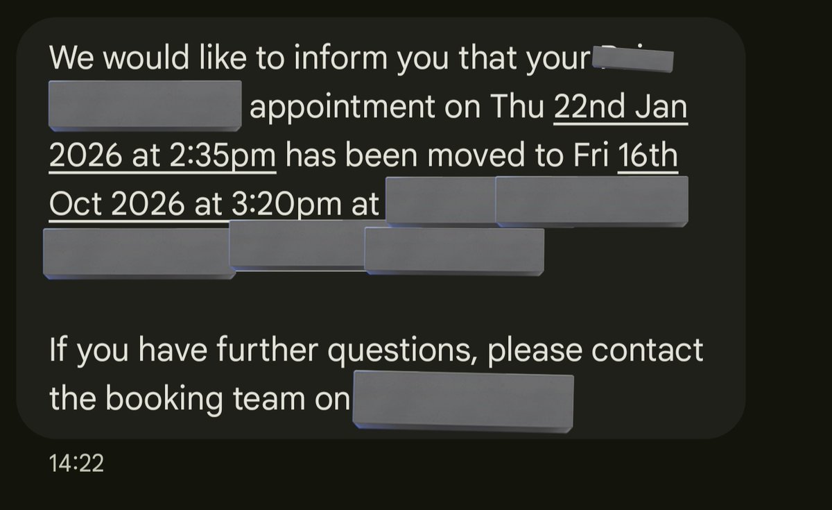 Love our completely normal not broken healthcare services