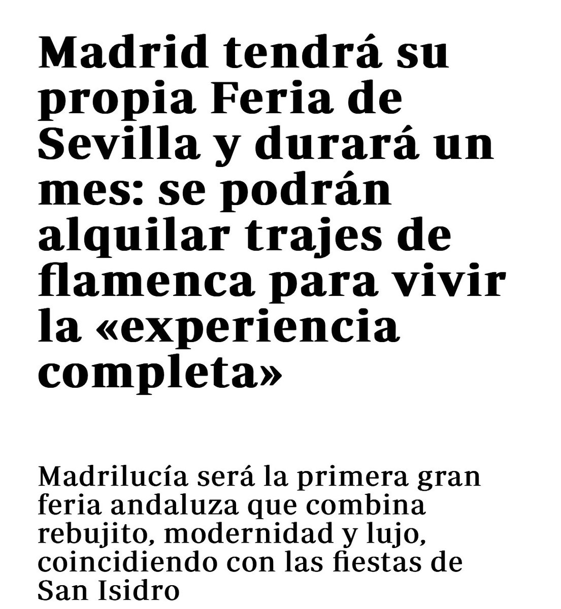 soniapalomino's tweet photo. Dos noticias que juntas explican la debacle en la que está sumida Madrid. Una ciudad convertida en un parque de atracciones sin alma. https://t.co/1T2ncydflv