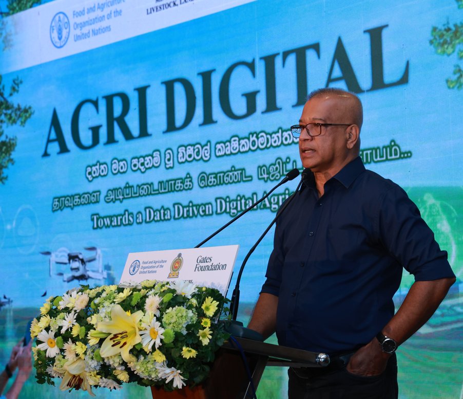 FAOSriLanka's tweet photo. #SriLanka takes a major step forward w the launch of national digital foundations for a data-driven agriculture sector- Enterprise Architecture, Interoperability Framework, Data Sharing Policies & #CROPIX - co-hosted by the Min of Agriculture & #FAO supported by @gatesfoundation https://t.co/EooJCy5GuP