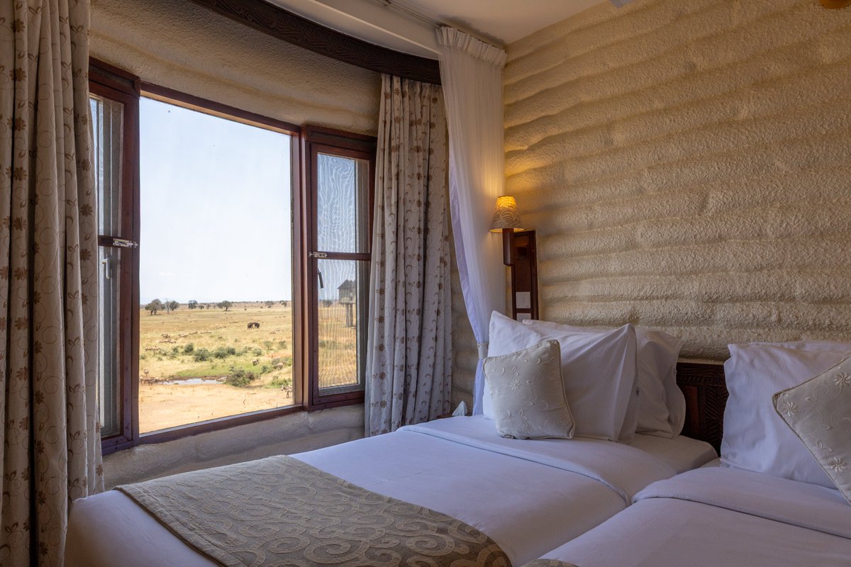 Our twin lodge room awaits your next booking!