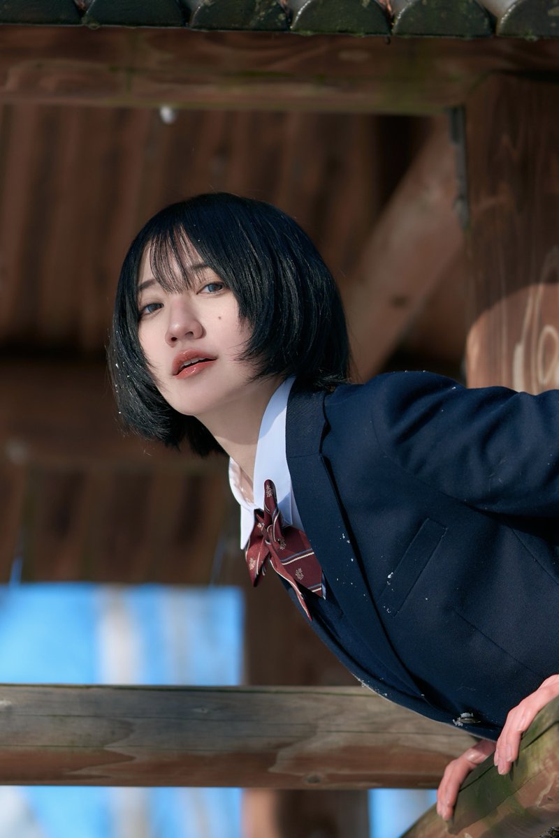 SouAono's tweet image. 雪制服