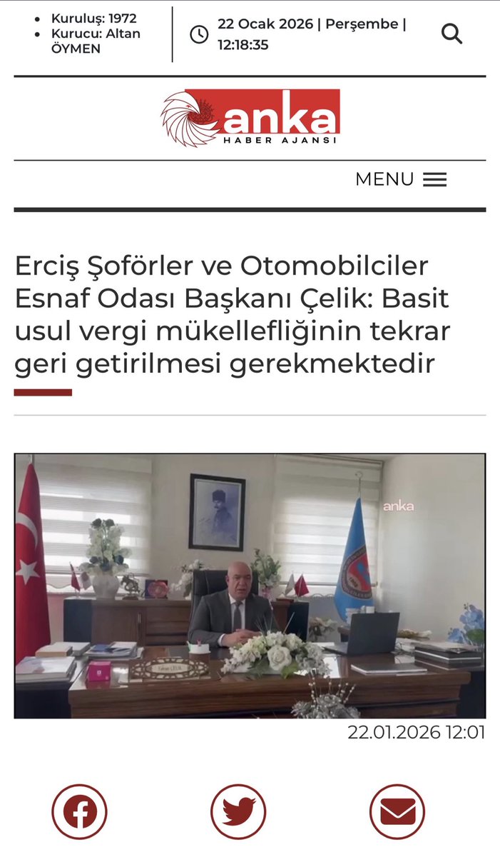 TAKSİCİ, MİNİBÜSÇÜ VE BENZERİ ESNAF VE SANATKARLAR GÖZ GÖRE GÖRE İFLAS EDİYOR. 

ankahaber.net/haber/detay/er…

haberercis.com.tr/baskan-celik-s…

vanekspres.com.tr/taksici-minibu…

vanhaber24.com/ercis-soforler…

patnoshabergazetesi.com/sofor-esnafi-i…

sehrivangazetesi.com/vanda-sofor-es…

ercisgazetesi.com/haber-baskan-c…