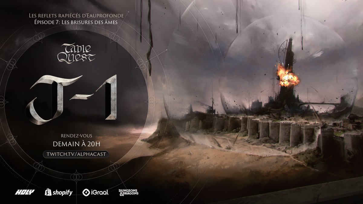 TableQuestJDR's tweet image. DEMAIN.