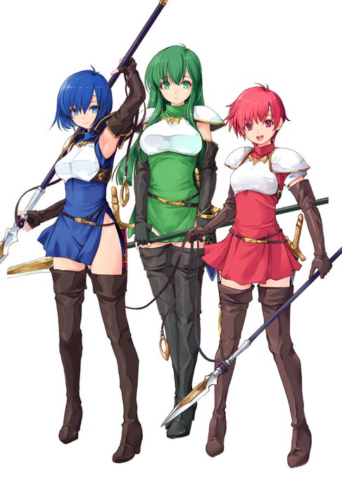 昔描いたペガサス三姉妹デース。 