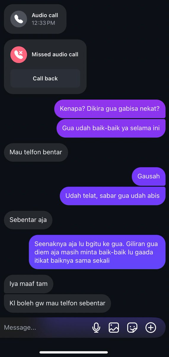 Selamat ribut lu sama bini lu ye, lagian jadi laki brengsek amat
