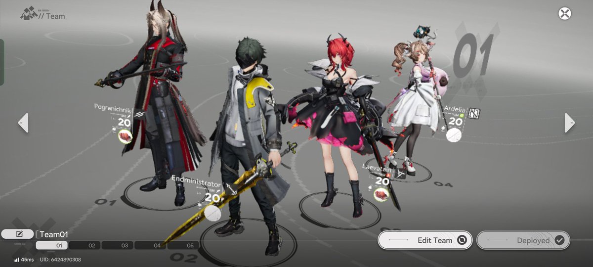 voidlessart's tweet image. Aside the fact that I got really lucky with Pog and Laevatain,both came home in a 10 pull,I'm enjoying Endfield a lot.Base is super fun and combat too since you got all ops on field. 
Also,even tho I'm playing on the lowest graphic(my phone can't take it lol)This world is amazing