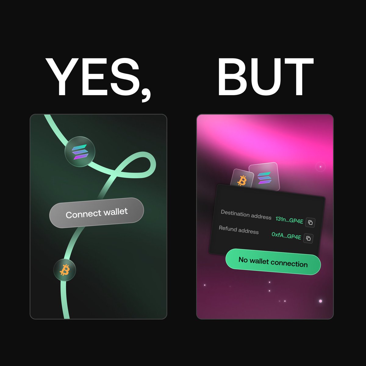 YES, you can connect your wallet,

BUT we don't need you to.