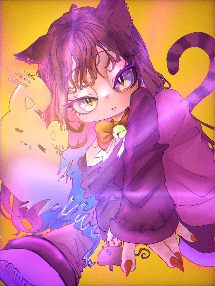 sawa_0745's tweet photo. 職場で描いた落書きのデジタルリメイクだったりする https://t.co/rkbLC6Uhko