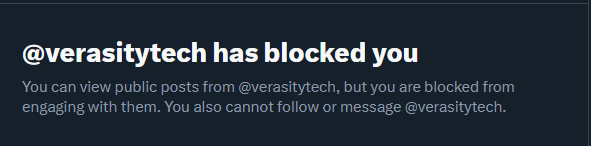 AlphaW0lfCrypto's tweet image. $VRA just blocked me because they couldn't handle the truth that they are scammers and I exposed them.

I hope that whoever reads this post, don't you dare put a cent on this ponzi project.

They are trying to rugg you one last time before they vanish for good! #VRA 

SUE THEM!