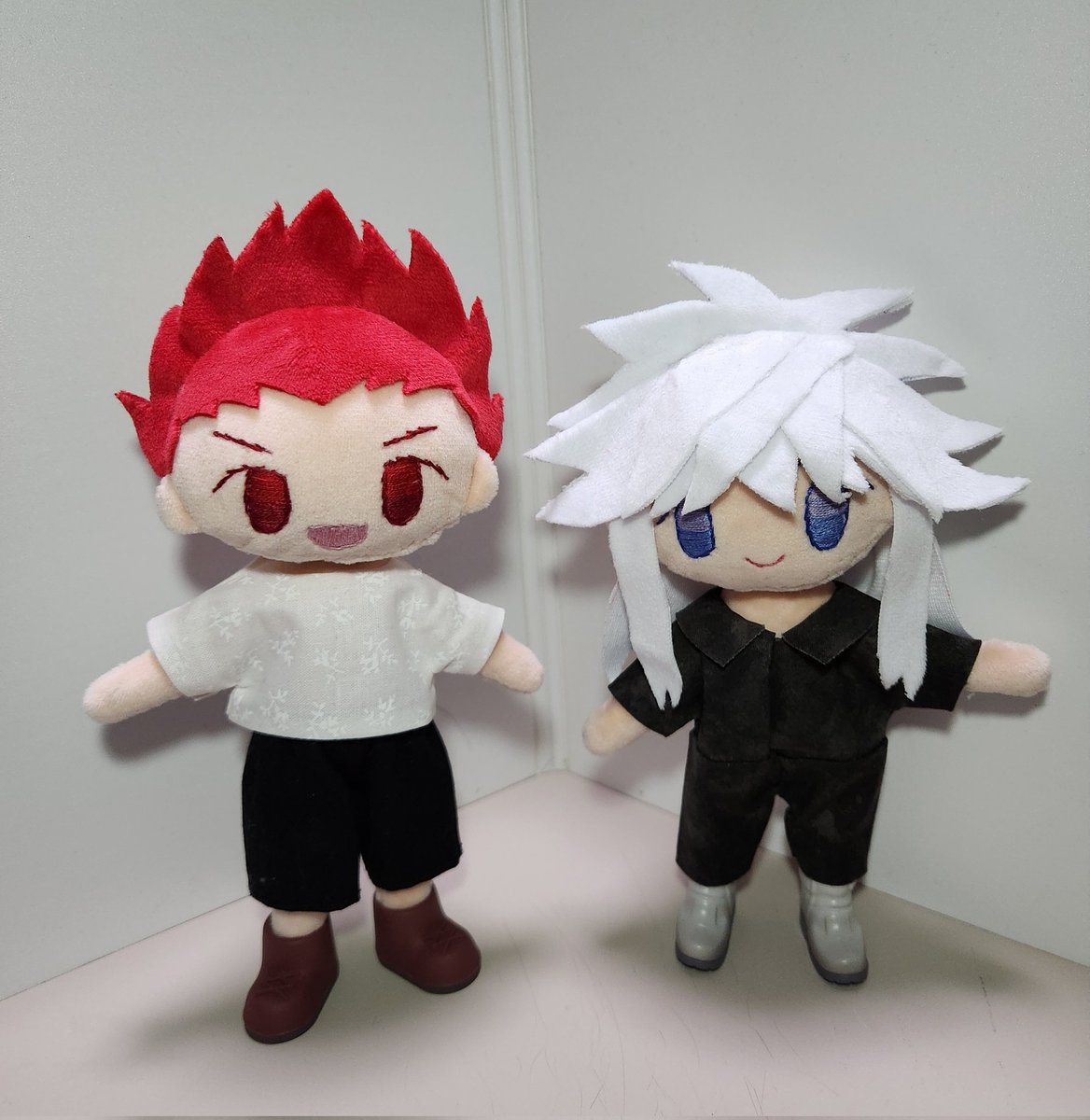 kou_me00's tweet image. なんか、すごいやんちゃ坊主なガラハドさんできました。(笑)
ホムラさんより２cm程身長高くしてます😆早く服作ろ😃
　#自作ぬい　#推しぬい
　#新しいゲーム始めました