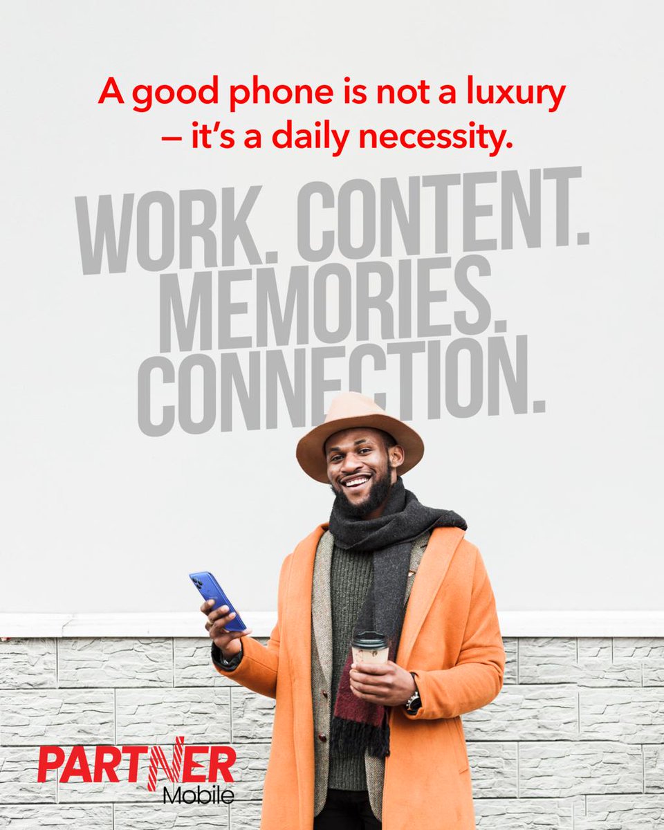 partnermobileng's tweet image. From answering work calls to creating memories, your phone does a lot. Partner Mobile makes sure you have the right device and accessories to keep up with your lifestyle.

Visit Partner Mobile and find which device works for you. 

#partnermobile #mobiledevices #smartphones